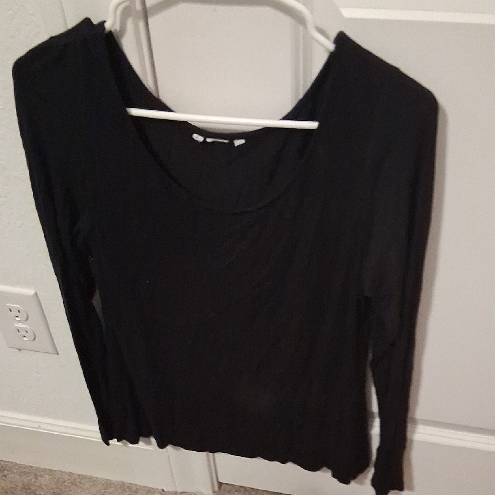 Black Long Sleeve Women's Top